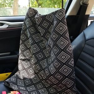 Patterned Work Skirt